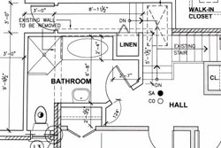 bathroom blueprint