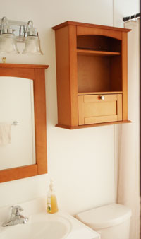 small bathroom cabinet